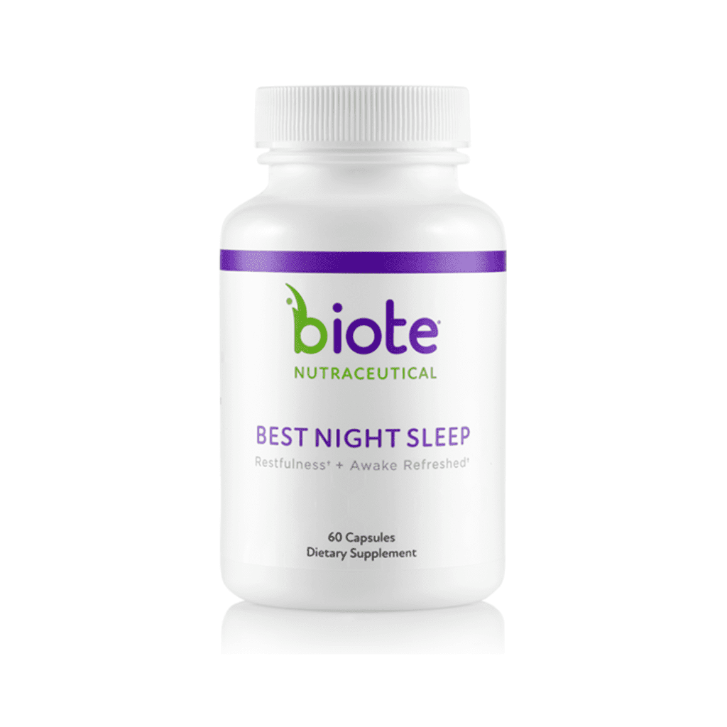 BioTe's Best Night Sleep product sold at Encompass Wellness & Aesthetics
