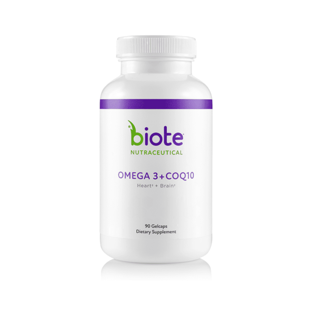 BioTe's Omega 3+ COQ10 product sold at Encompass Wellness & Aesthetics