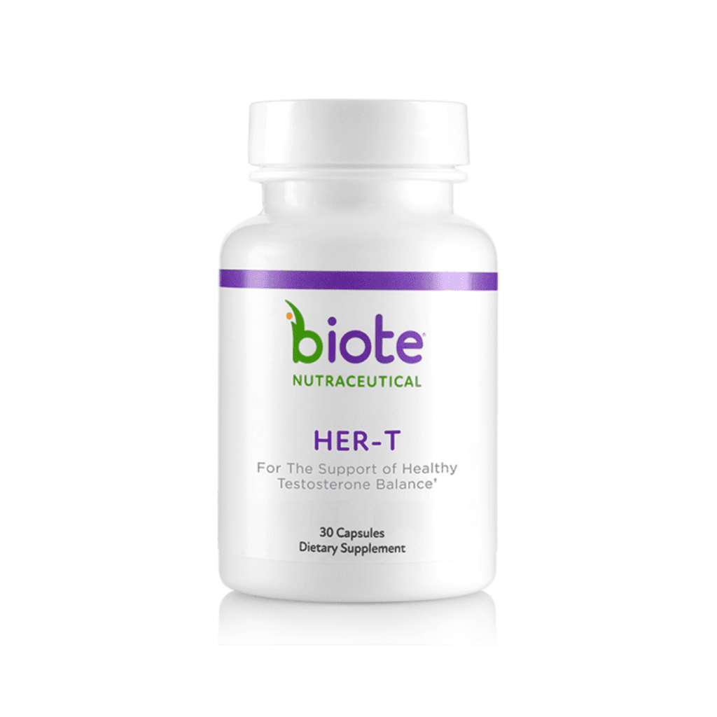 BioTe's Her-T product sold at Encompass Wellness & Aesthetics