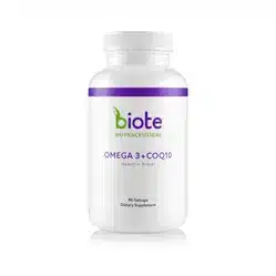 BioTe Omega 3+COQ10 product sold at Encompass Wellness & Aesthetics