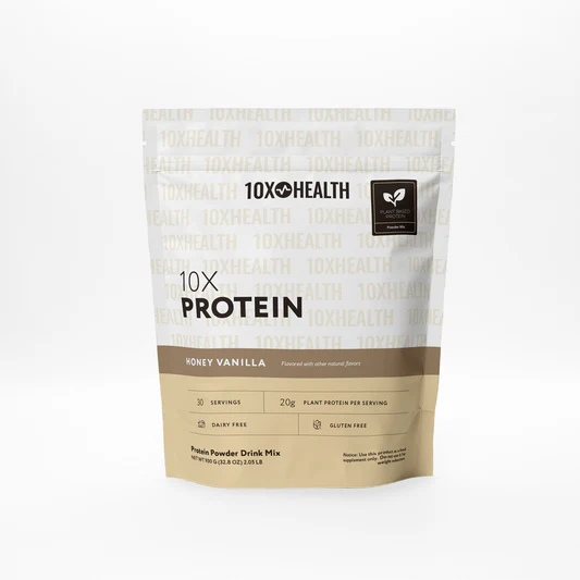 10X Health's 10X Plant Protein product sold at Encompass Wellness & Aesthetics